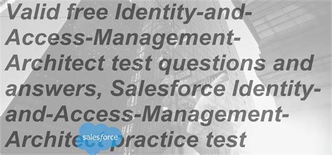 Identity-and-Access-Management-Architect Online Tests