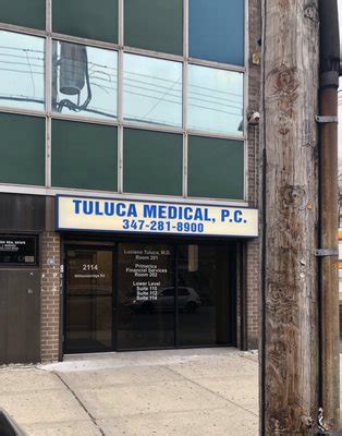 Address: 2114 Williamsbridge Rd Bronx, NY 10461-1600 Phone 1: (347) 281-8900 Fax: (347) 281-8899 Map and Directions . Doctor Profile. Basics. Full Name: Luciano Tuluca: Gender: Male: PECOS ID: 1456305150: Sole Proprietor: Yes - He owns an unincorporated business by himself. Accepts Medicare Assignment :. 