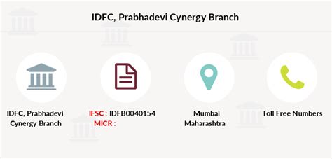 Idfc Bank Prabhadevi Cnergy Branch Branch IFSC Code