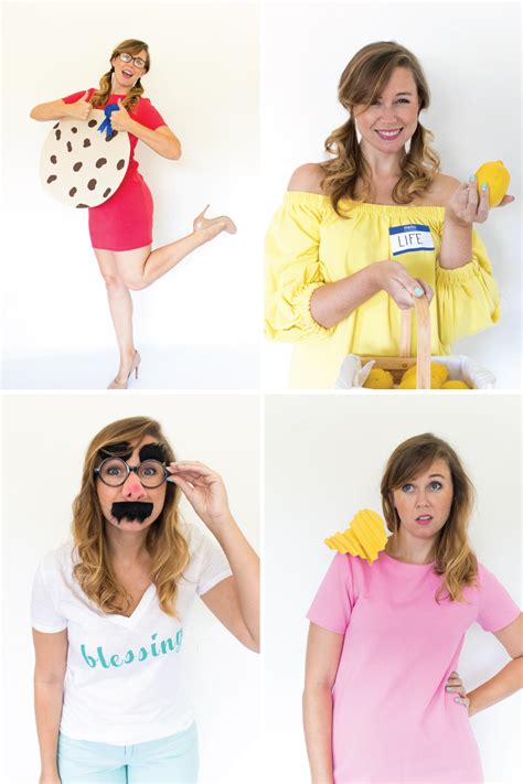20 MORE Punny Halloween Costume Ideas. Created on October 23, 2013 Updated on June 12, 2022. 63 Comments. Last year, Mark and I pulled off Halloween costumes that were both last-minute and punny. {Win-win.} We dressed up as the Black-Eyed Ps and gave out candy to the 5 kids trick-or-treating in our neighborhood.. 