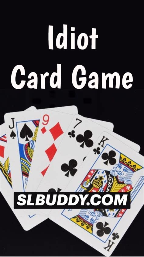 Idiot Card Game An immersive guide by Technology Essay