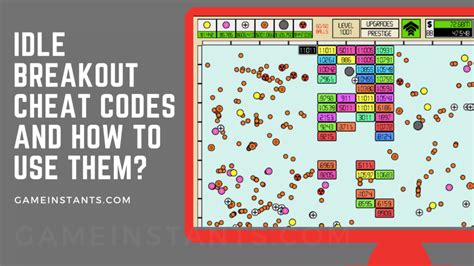 Expired Idle Breakout cheat codes (April 2023) At the moment, there are no expired cheat codes for Idle Breakout. If you experience any issues with the above-listed codes, let us know in the comments, and we will check whether they have expired since the …. 
