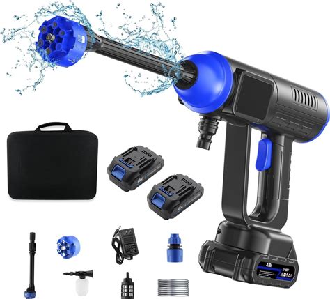 Idropulitrice senza fili.  &Egrave; alimentata da una batteria ad alta capacit&agrave;, permetten...