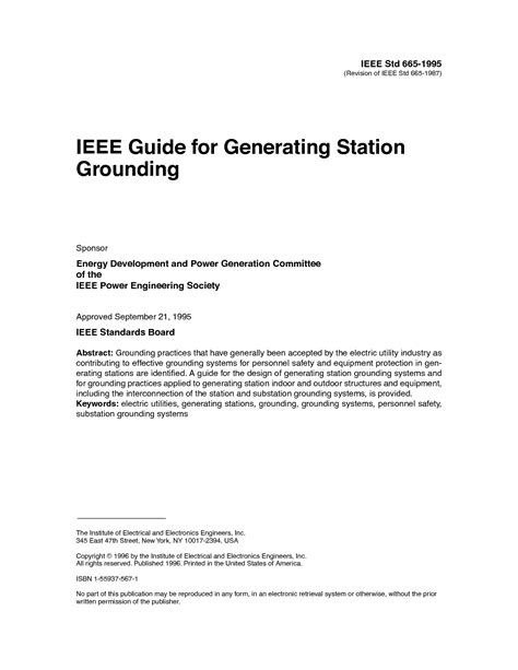Ieee guide for generating station grounding. - Esquisse d'une histoire de la logique.