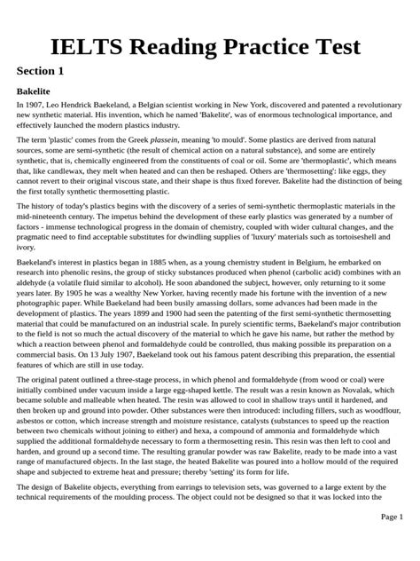 Ielts academic reading practice test.  Find IELTS Academic and General Reading pr...