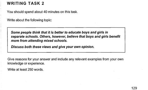 Ielts writing task 2.  This is the second section of your IELTS General Training Writing test...