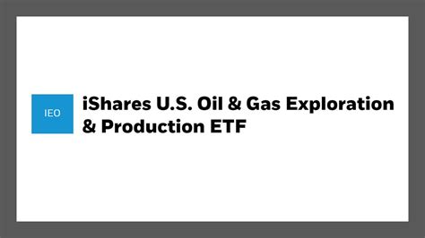 IEO. This ETF offers exposure to the exploration and production sub-sector of the U.S. industry, a corner of the market that may be appealing for investors bullish on the outlook of the energy sector. Given the targeted focus of IEO, this. OIH. This ETF is designed to track the largest 25 U.S.-listed oil service companies. . 