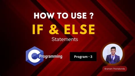 If Statements in C - Cprogramming.com