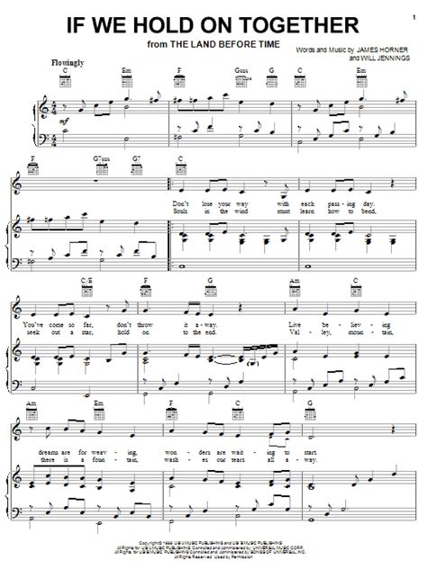 If We Hold On Together - Diana Ross (Piano) Chords - ChordU