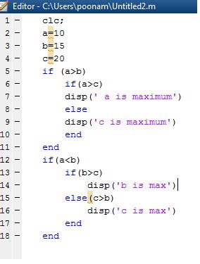 If function matlab.  An if statement can be followed by one (or more) optional elseif and...