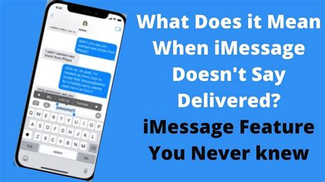 If imessage doesn't say delivered. If iMessage doesn't say "Delivered," it is indeed a possibility that the contact has blocked you. It is one of the leading causes when a user is unable to send messages to another iMessage user. When you are blocked by someone, your messages won't be delivered to their device, and you won't see the "Delivered" status for those messages. 