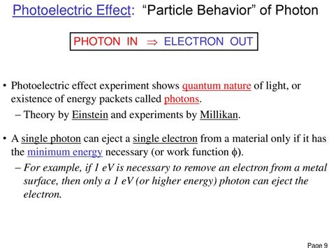 If photons are massless, how can it eject an electron from a