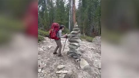 If you see these, push them over, Yosemite National Park says