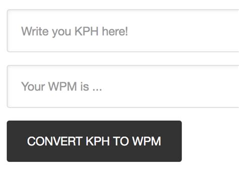 If you type 50 wpm how many kph is that in data entry?