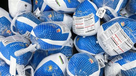 If your frozen turkey weighs this much, take it out of the freezer today