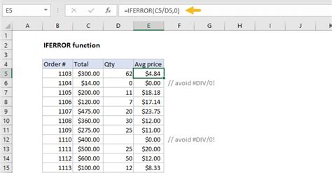 Iferror excel svenska