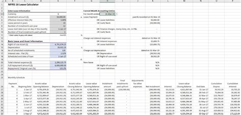 Ifrs 16 excel.  Create a spreadsheet and set up columns.  Feb 13, 2018 · We...