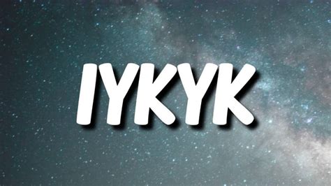 iykyk is mostly used by teenagers or even adults