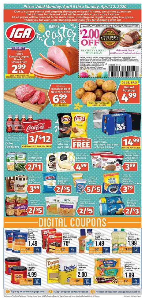 Iga foodliner weekly ad. Whatever you are looking for, you'll find it at Capri IGA 100% Customer Satisfaction To give our customers the best quality products and services at competitive prices in pleasant and safe conditions 