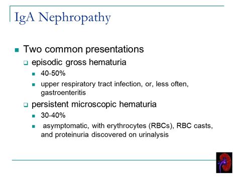Iga nephropathy ppt.  Clinical presentations vary from asymptomatic microsco...