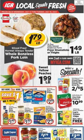 Browse the latest IGA catalogue in Shelton CT "Weekly Ad IGA" valid from from 11/5 to until 16/5 and start saving now! Other Grocery & Drug catalogs in Shelton CT. The nearest stores of IGA in Shelton CT and surroundings. Iga Adam's Super Food Store #200 200 Leavenworth Road. 06484 - Shelton CT.. 