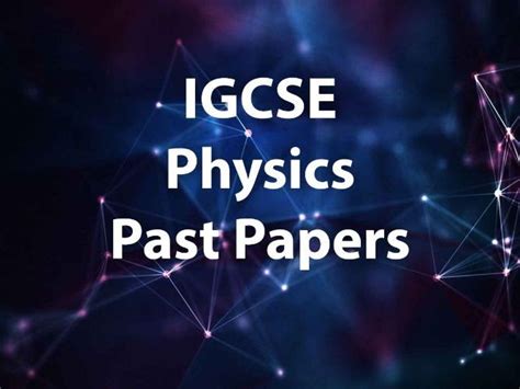 Igcse Physics Question Papers With Mark Scheme