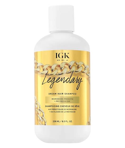 Igk shampoo. Mar 28, 2023 · IGK's multi-benefit Legendary Dream Hair Shampoo & Conditioner adds moisture, shine, bounce and smoothness while nourishing the scalp for stronger, healthier looking hair. Benefits Suitable for all hair types, this multi-tasking formula delivers healthier-looking hair 