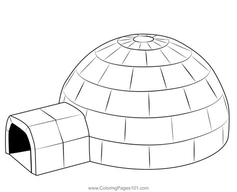 Igloo Coloring Shee