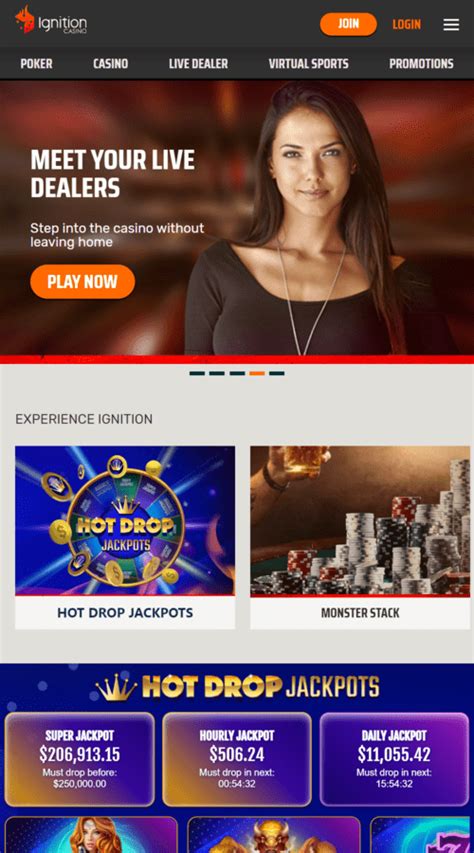 Ignition casino mobile. What types of online pokies are available at Ignition Casino Australia? Ignition Casino Australia offers a wide variety of online pokies including classic 3-reel, 5-reel video pokies, progressive jackpot pokies and more. Can I play online pokies on my mobile device at Ignition Casino Australia? Yes, Ignition Casino Australia offers mobile ... 