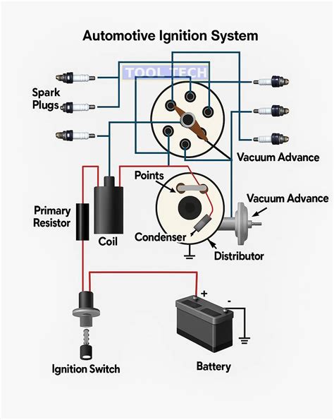 Ignition coil explained.  It illustrates how a 12V relay is used to control various accessori...