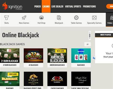 Ignition poker Australia games
