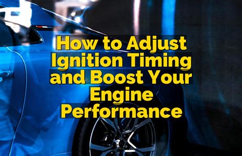 Ignition timing pdf.  The engine performance is very dependence on setting the correct ig...