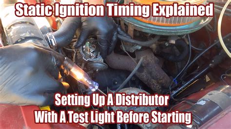 Ignition timing symptoms.  A 12-volt test light is your best friend when diagnosing ignit...