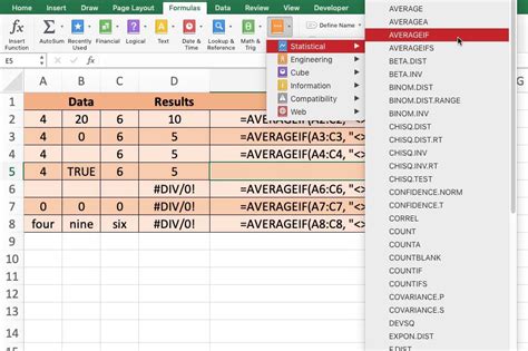 Ignore Zeros with Excel AVERAGEIF when Finding Averages