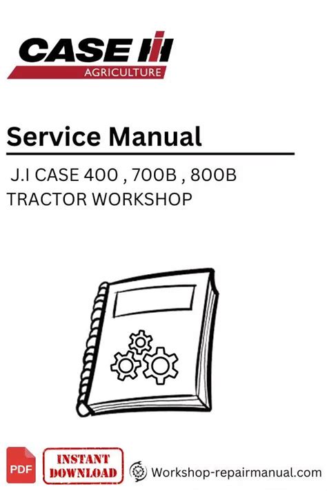 Ih case 400 700b 800b serie traktor werkstatt service werkstatt reparaturanleitung. - New holland super 77 hay baler manual.