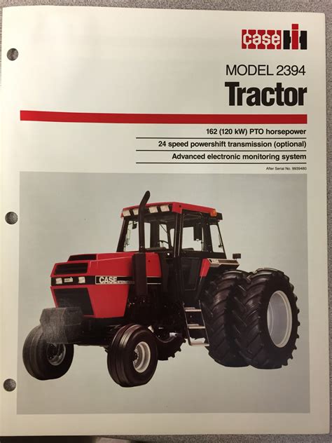 Ih case international 2390 2394 tractor workshop repair service shop manual. - Canon powershot s5 is repair manual.