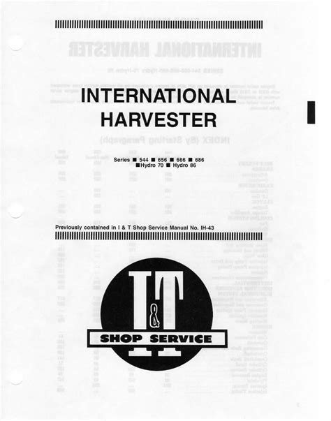 Ih international harvester 1466 1468 1486 tractor shop workshop service repair manual. - The good psychopath s guide to success how to use.