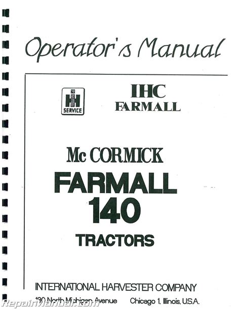 Ih international harvester farmall 130 140 tractor shop service repair manual download. - Yamaha xv535 virago download di manuali per la riparazione di servizi di motociclette.