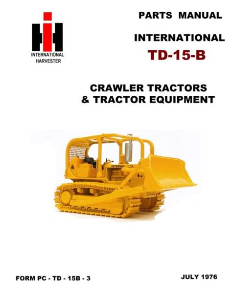 Ih international td 15 series b crawler tractor chassis service repair manual. - Fiat doblo service repair workshop manual 2000 2009.