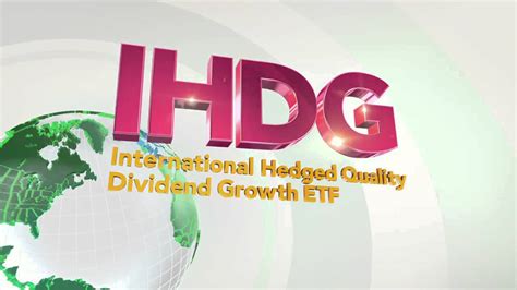 ٢٠ رمضان ١٤٤٤ هـ ... IHDG offers investors dividends without exposure to a threatened and expensive U.S. market, diversified with each country or sector limited to a ...