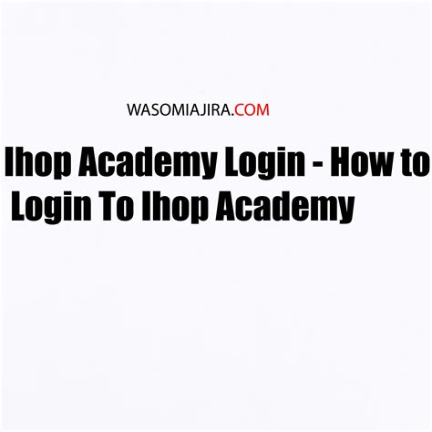 Ihop academy login. We would like to show you a description here but the site won’t allow us. 