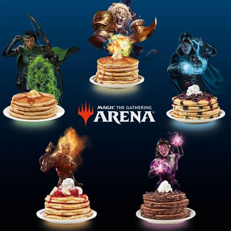 Ihop magic the gathering. Magic: The Gathering is the original trading card game- and now you can download and start playing for free with your friends from anywhere! Magic: The Gathering Arena empowers you to discover your strategy, meet the planeswalkers, explore the multiverse, and battle friends around the world. Collect, build and master your unique deck that will ... 