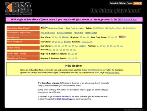 The Interactive ScoreZone depends exclusively on reports submitted via the Internet by school personnel. Schools are not required to submit reports while the contest is in progress, but may do so if they wish. If your game is over and the score is not listed, most likely the responsible party from the host school hasn't gone online to report it. . 