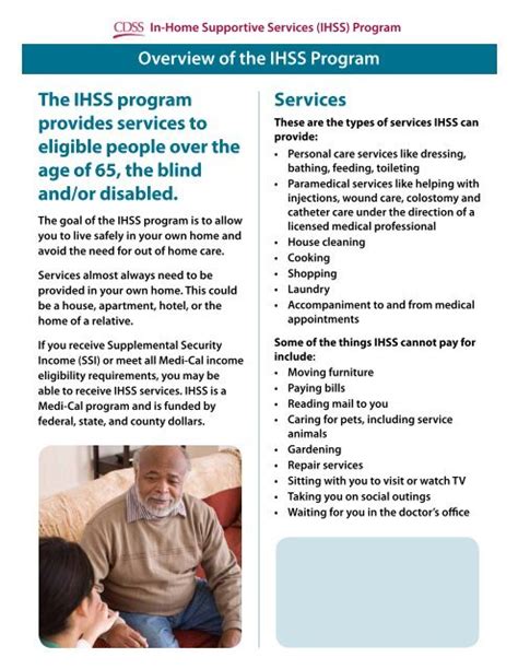 Ihss providers.  to 5 p.  In-Home Supportive Services, or IHSS, is a pr...