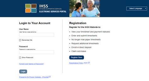 Enroll online with a few easy steps (www.etimesheets.ihss.ca.