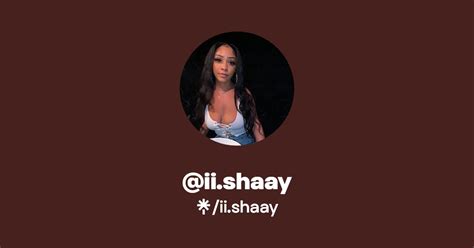 Ii.Shaay Onlyfans Leaked 🍑 [CLIP]