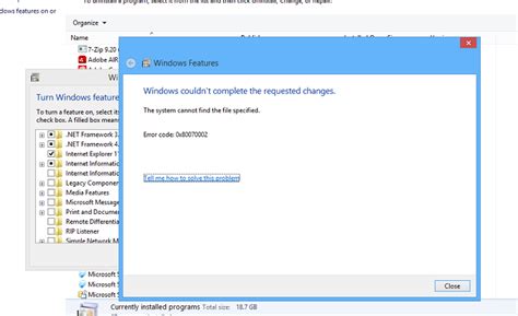 Iis core 0x80070002. net iis error-handling http-status-code-404 asked Mar 27, 2022...