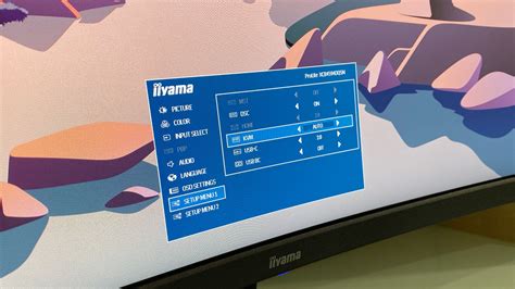 Iiyama monitor menu button.  There are additional Menu items which can ...