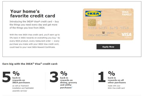 Enjoy all the benefits of your IKEA® Visa® credit c