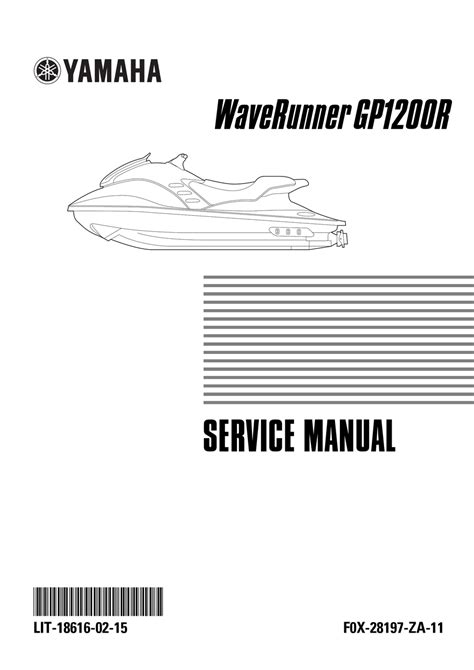 Il miglior manuale di servizio 1999 2001 yamaha waverunner gp1200r. - Ford focus 2007 workshop manual free download.